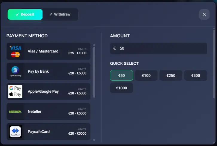 Musbet Casino talletus Musbet Casino talletus