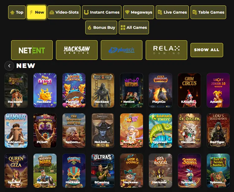 OneClick Casino pelit OneClick Casino pelit