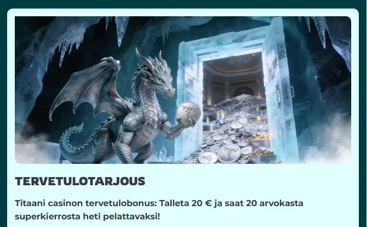 Titaani Casino bonus