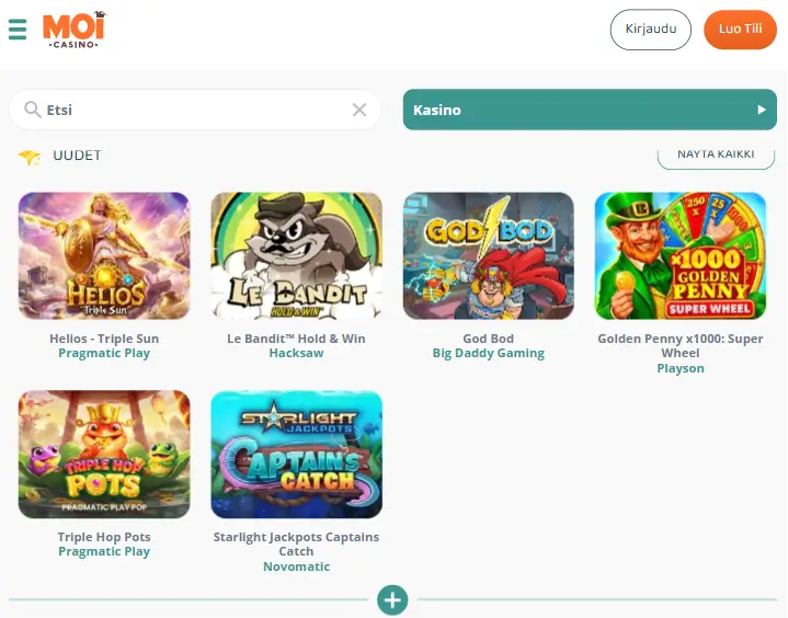 Moi Casino pelit Moi Casino pelit