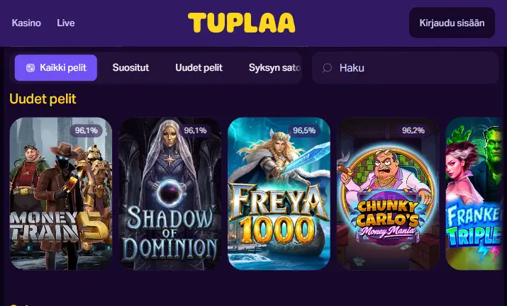Tuplaa Casino pelit Tuplaa Casino pelit