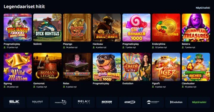 Pike Casino pelit